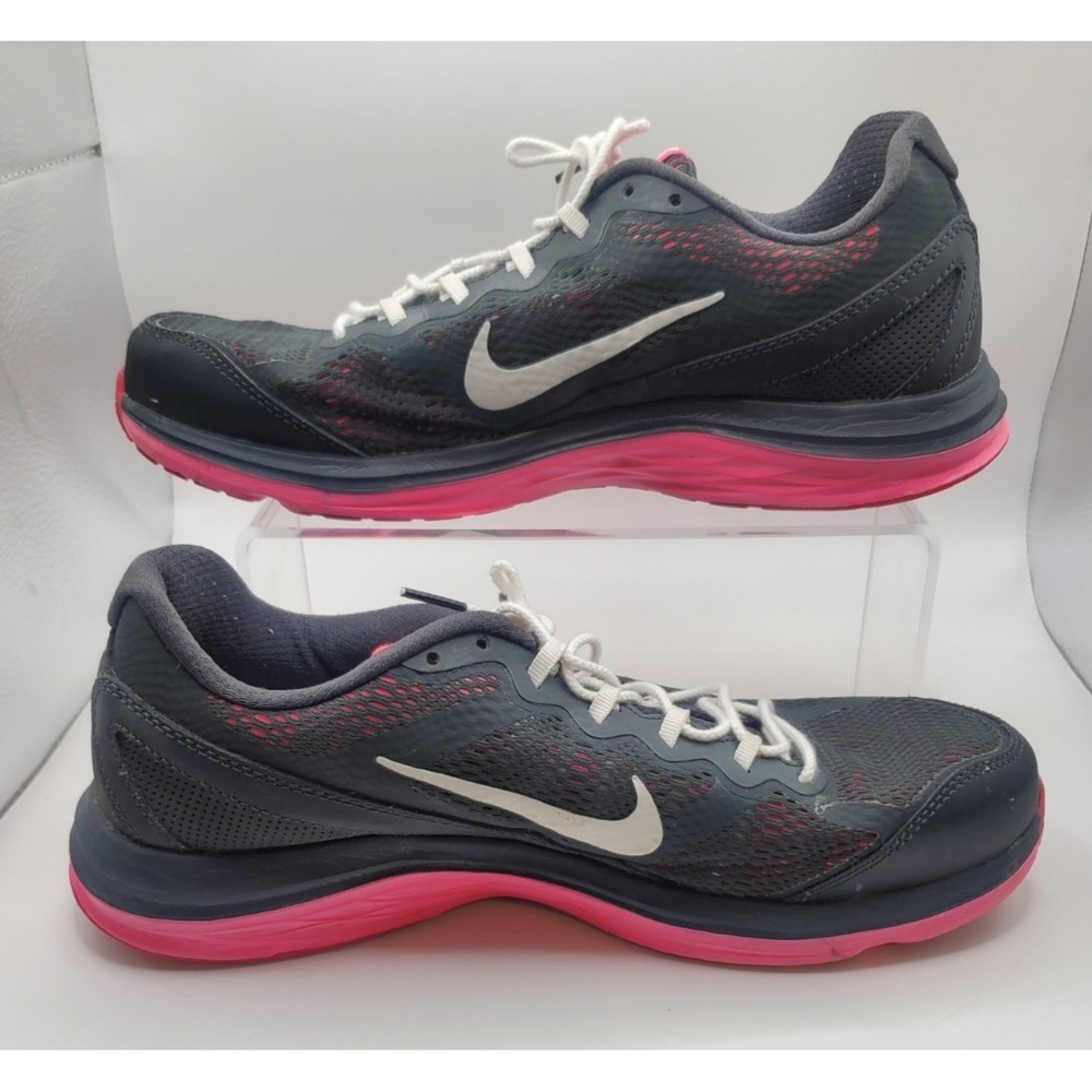 Nike Dual Fusion‎ Run 3 Running Shoes Pink/Black 653594 003 Women Sz 10 M